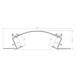 Алуминиев профил за LED ленти Lumines Lighting VEDA 10-0581-20