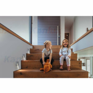 Led луна за осветяване на стъпала Kanlux MEFIS LED W-NW 32495, 12VDC, 0.7W, 35lm, 4000K, квадратно бяло тяло с насочване
