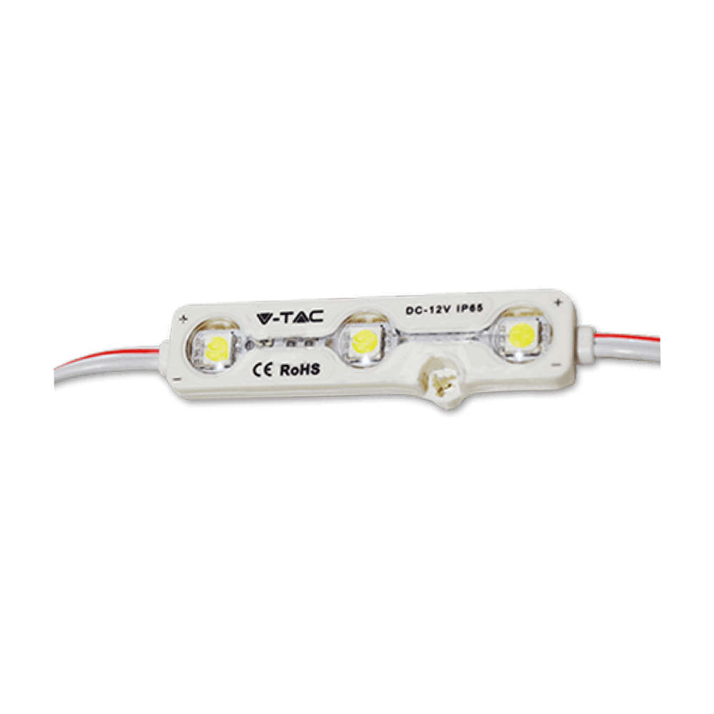 LED модули 12VDC, 1.2W, 6000К, диоди SMD5050, 88lm/PC, 160°, IP67