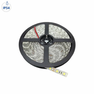 Влагозащитени LED ленти 24V, 14.4W/m, 60 SMD/m, 100lm/W, IP54, топла светлина, гъвкави, 2 години гаранция
