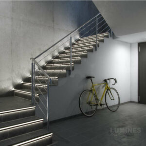 Алуминиев профил за стъпала 3 метра Lumines Scala 10-0324-30