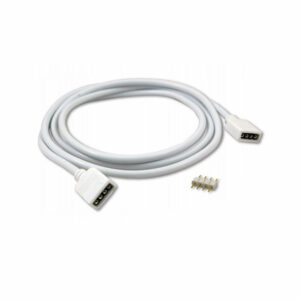 Конектор с кабел за RGB LED лента LVT 1483, 10 милиметра, 4 пина, кабел 2.5 метра