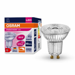 Димируема LED луничкa GU10 3.4W 220V 4000K 230lm 36° Osram Parathom 4058075608351