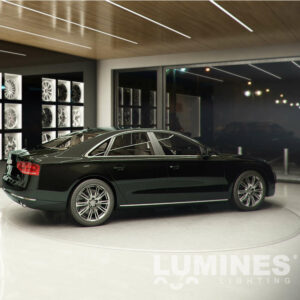 Алуминиев профил за вграждане Lumines Lighting G 10-0072-20, анодизиран черен, 2,02 m