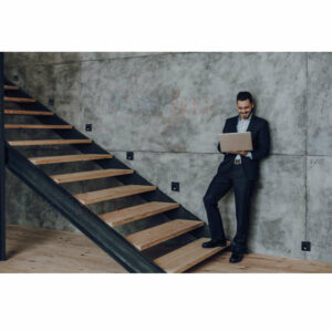 Led луна за осветяване на стъпала Kanlux MEFIS LED B-NW 32497, 12VDC, 0.7W, 35lm, 4000K, квадратно черно тяло с насочване