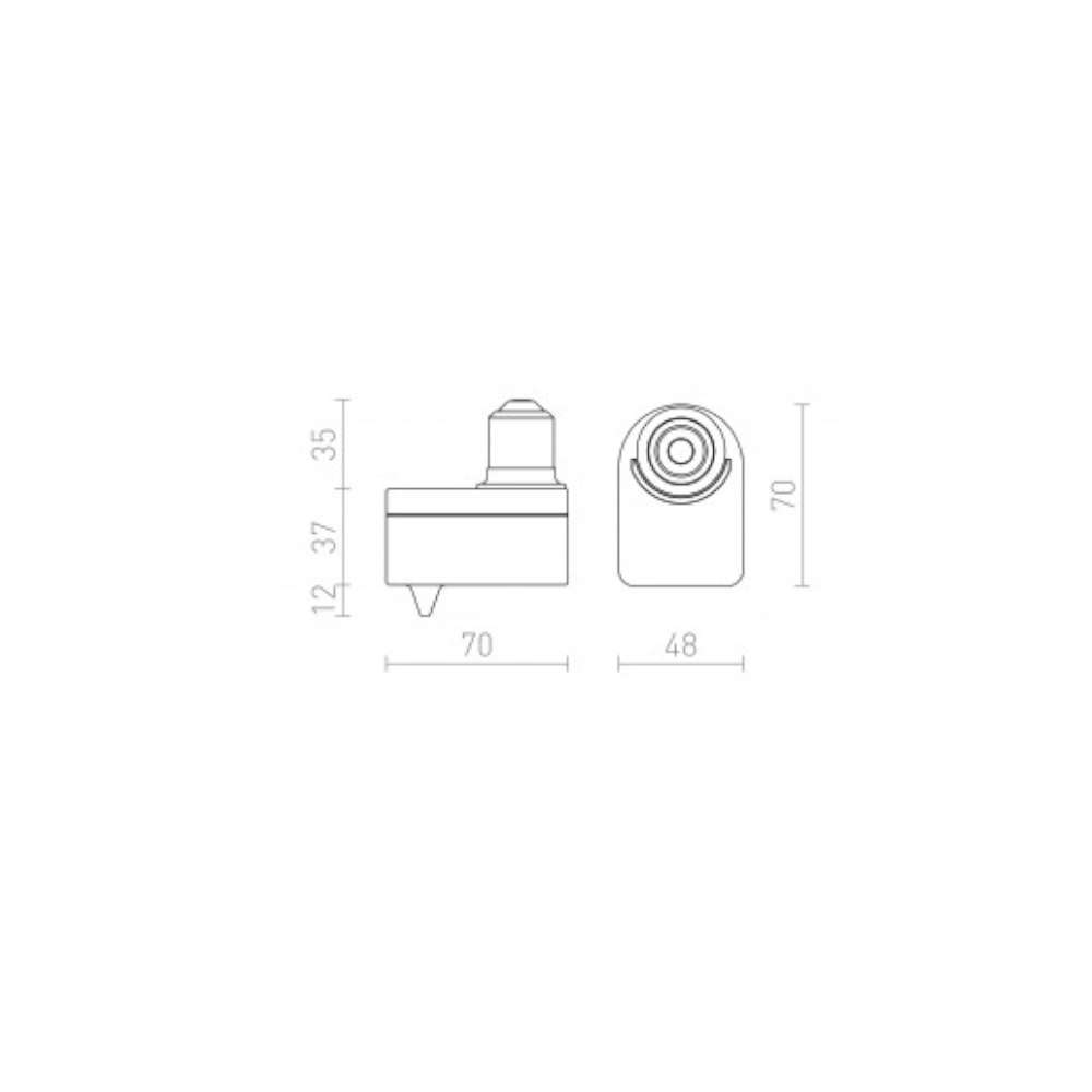 E27 PIR сензор за движение 230V E27 60Wmax. 360° Rendl Lighting G12752 - Image 2