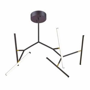 LED димируем полилей Zambelis 2070 черен мат/злато