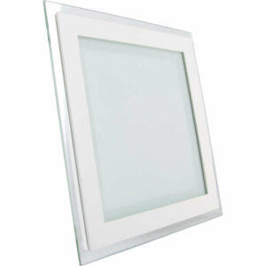 LED панели за вграждане със стъклено тяло, 220V, 6W, 6000K бяла светлина, 420lm, 120°