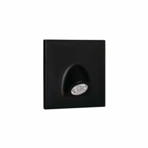 Led луна за осветяване на стъпала Kanlux MEFIS LED B-WW 32496, 12VDC, 0.7W, 30lm, 3000K, кръгло черно тяло с насочване