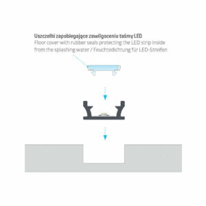 Алуминиев профил за вграждане в под Lumines Terra 10-0154-20