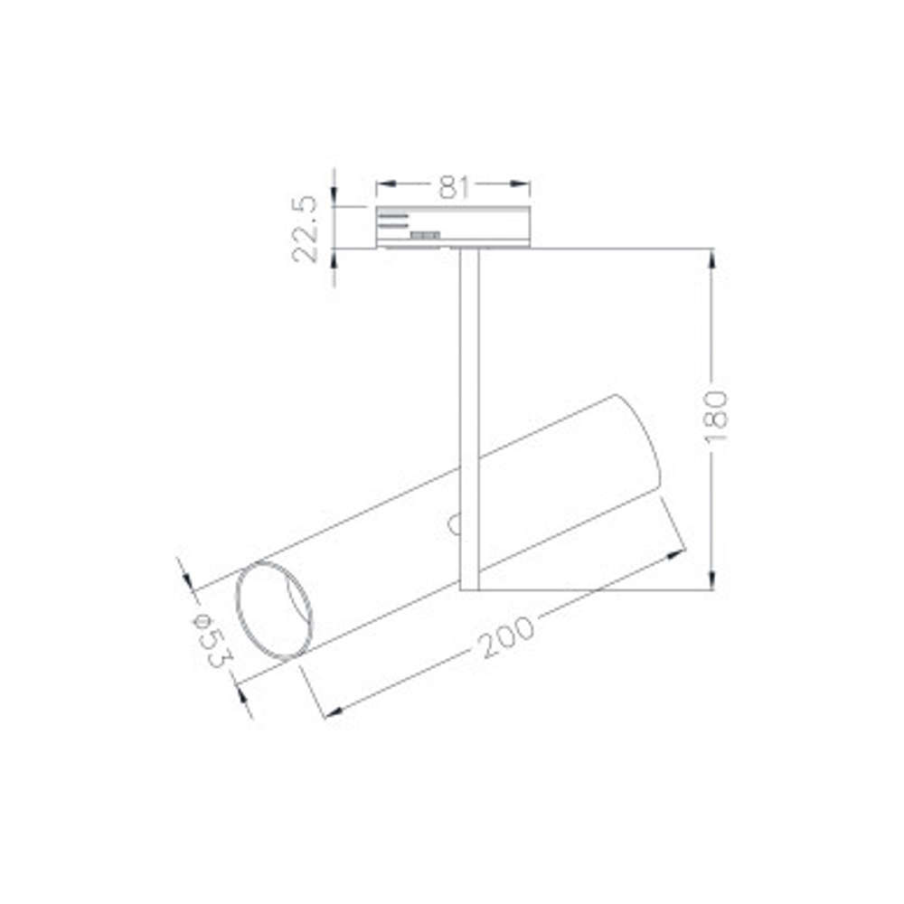 Прожектор за монофазна шина Maytoni Eltis TR005-1-GU10-BG - Image 4
