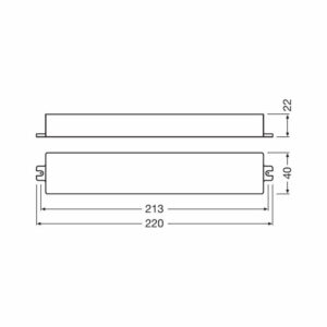 Захранване за LED ленти Osram 220/24V, 50W, IP66, три години гаранция