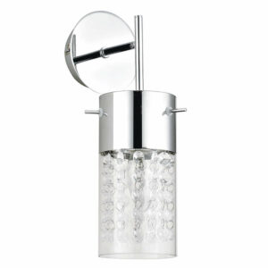 Аплик Rabalux Waterfall 6449, 220V, 1xE14,  IP20, метал/кристал/стъкло