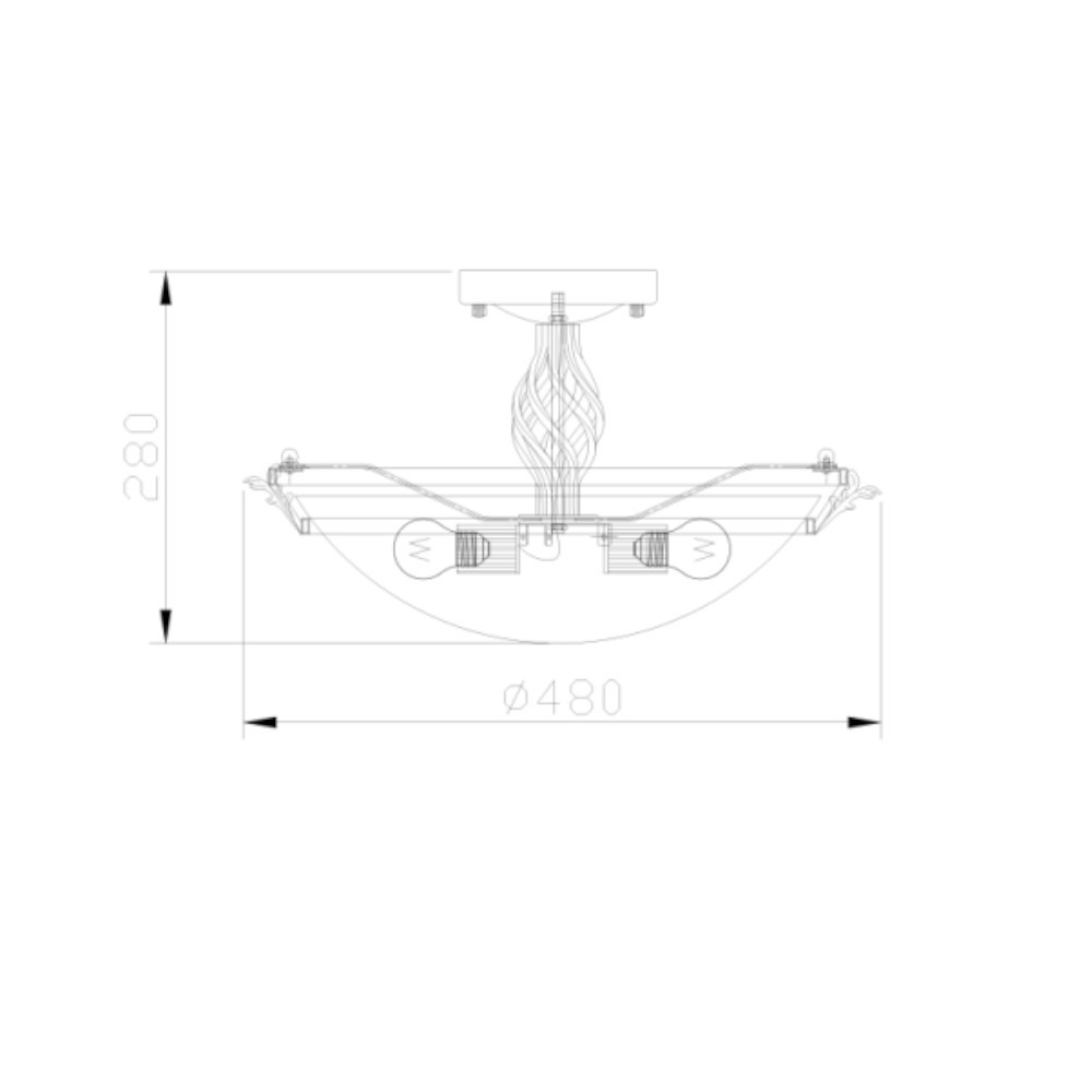 Винтидж плафон Maytoni Combinare C232-CL-03-R - Image 4