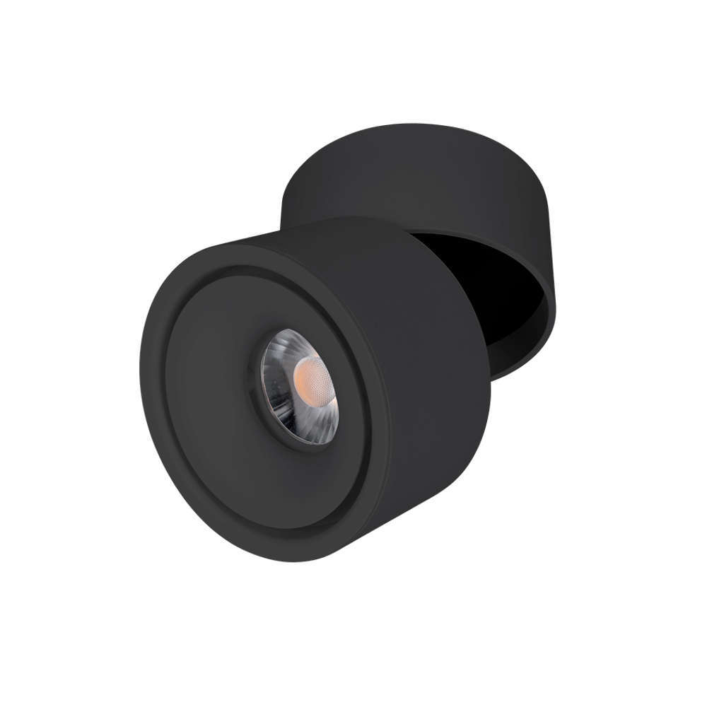 LED луни за повърхностен монтаж, COB, 10W, 220V, 800lm, 2700K, 36°, IP40, подвижно тяло