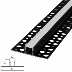 LED профил за плочки или вграждане в гипсокартон LVT 1448 GK среден, 2 метра