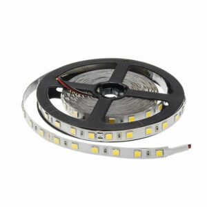 LED ленти 24V, 16W/m, тип диоди 5054, 60 SMD/m, 1100lm/m, IP20, 6000К бяла светлина, гъвкави, 3 години гаранция