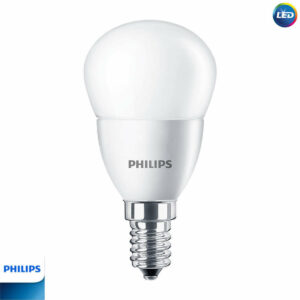 LED крушки Philips 5.5W, 220V, E14, 4000K, 520lm, тип P45