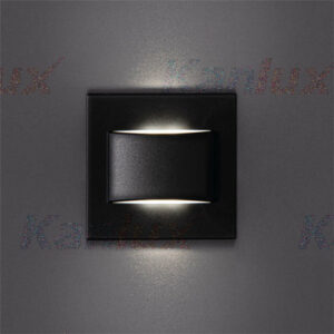 Led луна за осветяване на стъпала Kanlux 33336 ERINUS LED LL B-WW, 12VDC, 1.5W, 30lm, 3000K, черно тяло