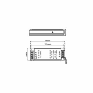 Захранващ трансформатор за магнитна шина LVT 0810 Luxo 48V