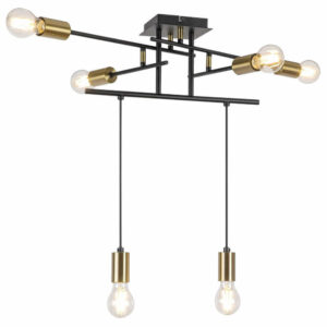 Полилей Rabalux Lanny 2116 230V IP20 E27 Черен