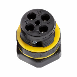 Влагозащитен конектор M20, 4 пина, 16А, IP68, 1 бр.