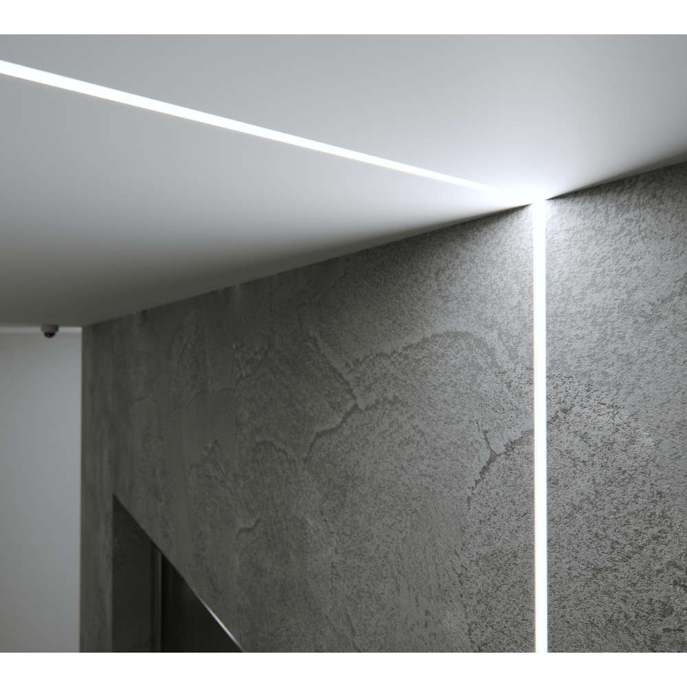 Алуминиеви профили за LED лента 3м Lumines MONO 10-0684-30 за вграждане в гипсокартон - Image 3