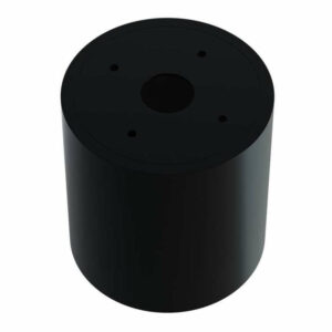 Луни за външен монтаж LED Labs OREA черен кръг 80x84 мм