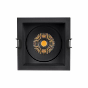 LED ЛУНА ЗА ВГРАЖДАНЕ LEDvance, 8W, 220V, 3000K, 650lm, IP20, 36°, IK03, черно тяло