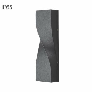 Външно осветително тяло LED аплик RABALUX FOLLINA 8154, 220V, 11W, 4000K, 530lm, IP65, МЕТАЛ, ЧЕРЕН, ДВУСТРАННО ОСВЕТЯВАНЕ