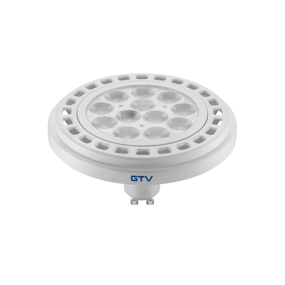LED луна AR111 220V, 12W, 950lm, 3000K, GU10, 45°, бяла