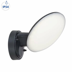 LED АПЛИК RABALUX VARNA 8134 220V 12W 4000K 720lm IP65 ПОЛИКАРБОНАТ ЧЕРНО/БЯЛ