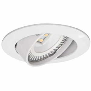 Луничка за вграждане с променлив ъгъл невлагозащитена бяла UltraLux FPGU10WH