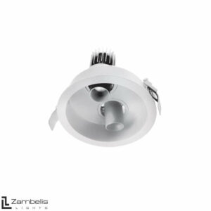 LED луна за вграждане Zambelis 1927 220VAC, 2x9W, 2x810lm, 3000K, IP20, 18°