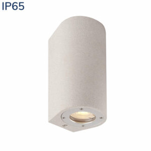 Фасадно осветително тяло аплик ACA MK0522RW Arete 220V GU10 IP65 бетон, неръждаема стомана и стъкло