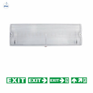 LED аварийно осветително тяло за стена, 230V, 3W, 140lm, 6500K, IP44, Li-ion батерия, светене в авариен режим 2 часa