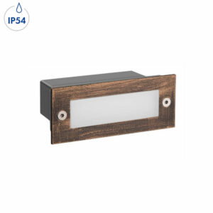 Архитектурен спот за вграждане Aca Lighting PAS230RP 220V, 2W, 3000K, 90lm, IP54