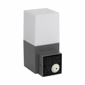 Фасадно осветително тяло аплик Ultralux LFWE27GR, 220V, Е27, IP65, за стена, алуминий, поликарбонат, цвят графит