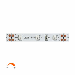 Червена LED лента 4.8W/m 12V DC SMD2835 60 LEDs/m IP65 Ultralux SLW283560R