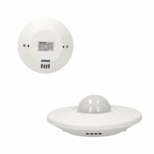 PIR сензор за движение, мощност 2000W max, 220V, 360°, IP20, за повърхностен монтаж