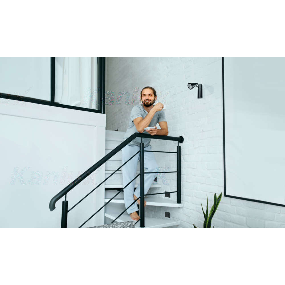 Led луна за осветяване на стъпала Kanlux ERINUS LED LL B-NW 33337, 12VDC, 1.5W, 30lm, 4000K, черно тяло - Image 2