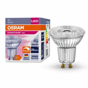 Димируема LED луничка GU10 4.5W 220V 350lm 3000К 36° Osram Parathom 4058075608290