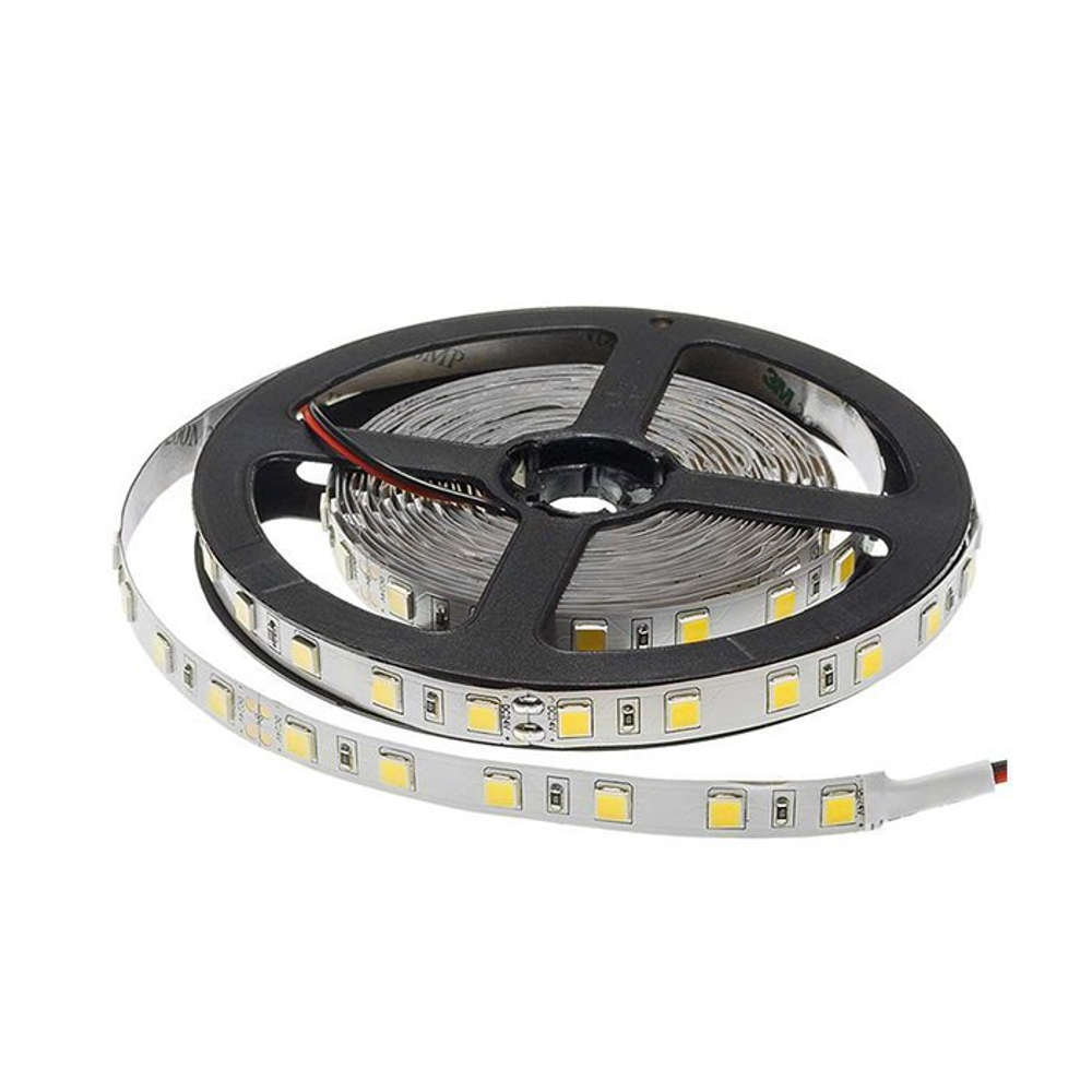 LED ленти 24V, 20W/m, тип диоди 5054, 60 SMD/m, 1100lm/m, IP20, 2800К топла светлина, гъвкави, 3 години гаранция