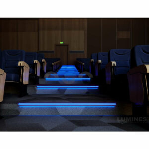 Алуминиев профил за LED лента за стъпала 3 метра Lumines Scala LUM-10-0322-30 черен мат