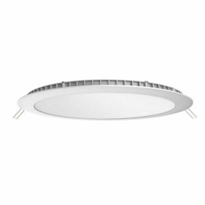 LED панели за вграждане, бяло кръгло тяло, 24W, 220V, неутрална светлина 4500K, 1600lm, 120°
