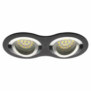 Декоративна луна за вграждане Kanlux, цвят черен, алуминий, невлагозащитена IP20, осветително тяло без светлинен източник Kanlux KAN-19451