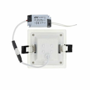 LED стъклен панел за вграждане VITO LENA-SG 200x200x40mm 16W 1520Lm 4000K квадрат