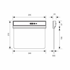 Евакуационна LED табела Vivalux SALVE VIV004031 LED 230VAC 1.8W Li-Ion 3.7V 600mAh IP20