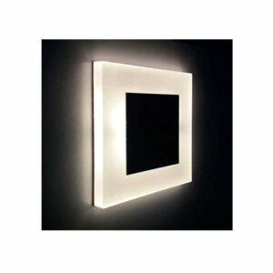 Осветително тяло за вътрешни стълби 12VDC, 0.8W, 14lm, 4000K, за вграждане, квадрат