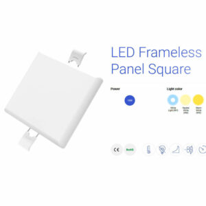 LED ПАНЕЛ ЗА ВГРАЖДАНЕ IP54 OPTONICA 2683 18W 220V 2700K 1500lm 180° алуминий/полкарбонат бял